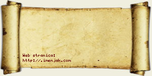 Tamara Berček vizit kartica